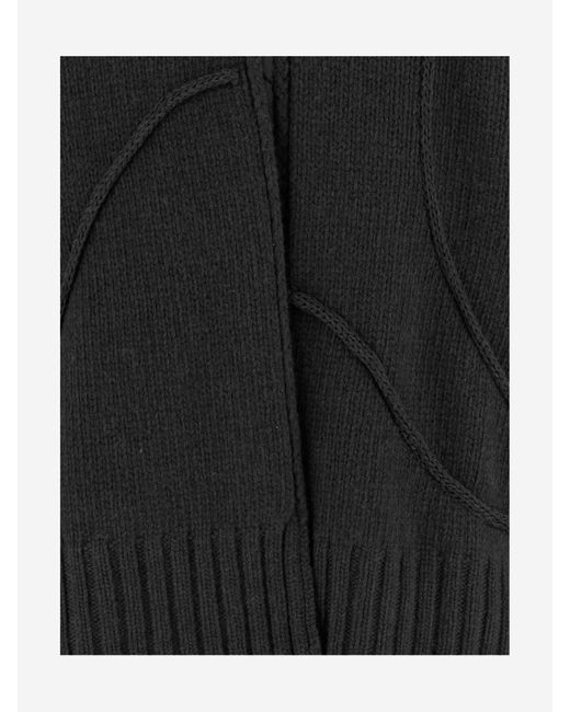 Bruno Manetti Wool Blend Jacket in het Black