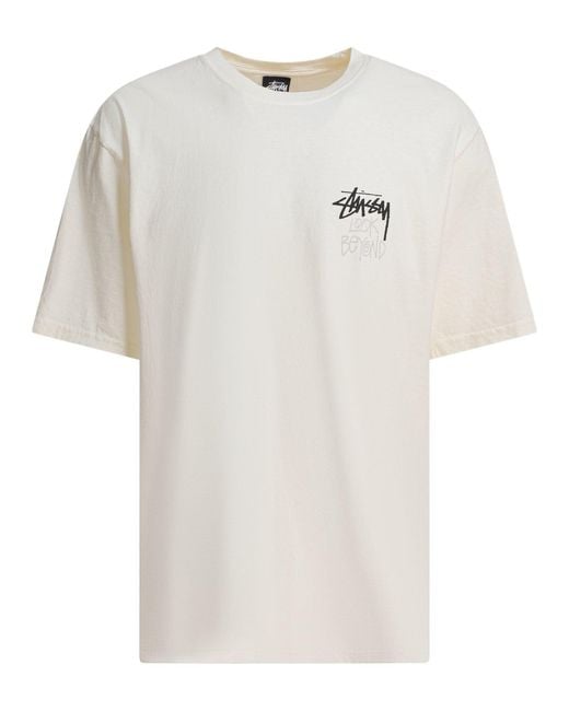Camisetas Stussy de hombre de color White