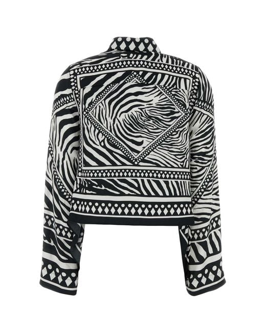 Blumarine Black Regular Printed Shirt