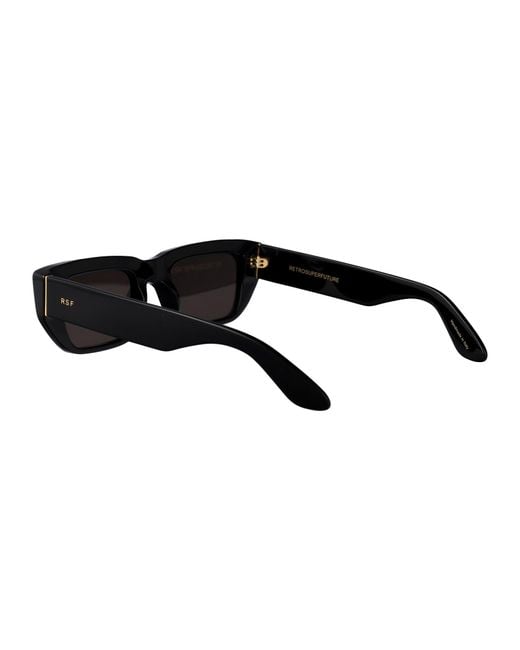 Retrosuperfuture Black Squared Sunglasses 6 Es