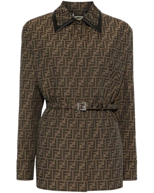 Fendi Green Ff Jacket