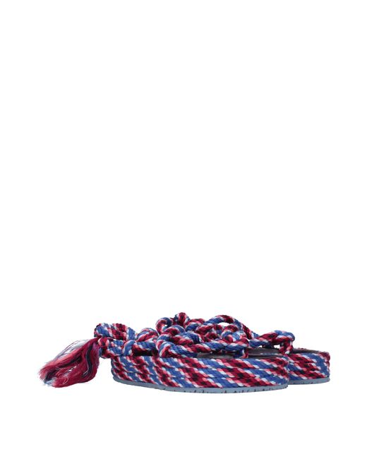 Isabel Marant Purple Sandali Donna Tessuto Blu/Rosa for men