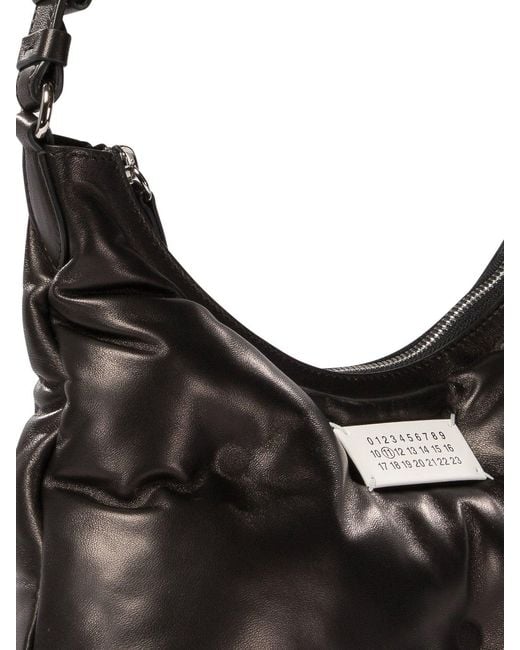 Maison Margiela Black Glam Slam Leather Shoulder Bag
