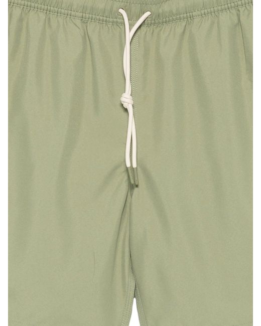 Barbour Green "Staple Logo 7" Swim Short"