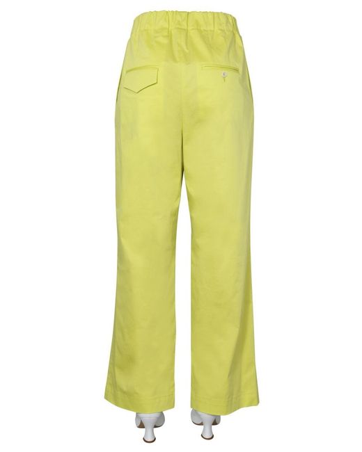 Jejia Yellow Wide Trousers