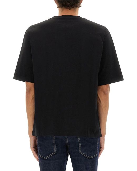 DSquared² Black T Shirt With Logo