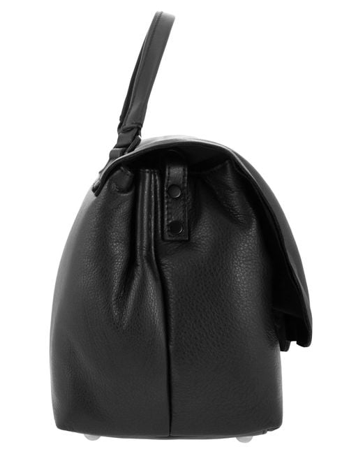 Zanellato Black Postina Pillow S Handbag