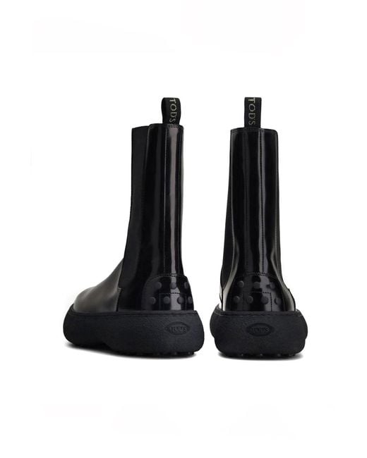 Tod's Black Booties
