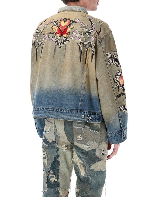 Who Decides War Blue Mini Statement Coat
