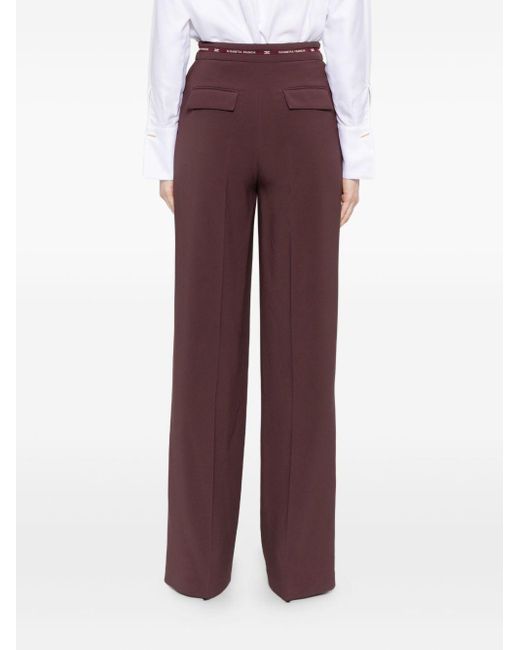 Pantalon franchi Elisabetta rouge Elisabetta Franchi en coloris Purple