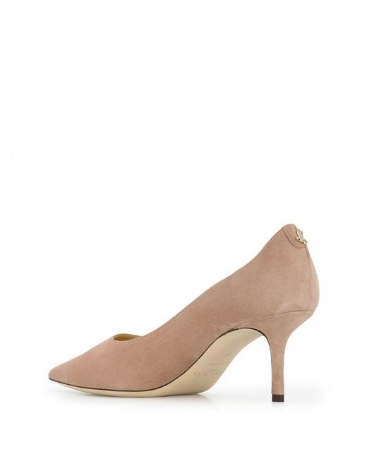 Jimmy Choo Natural Love 65 Suede Pump