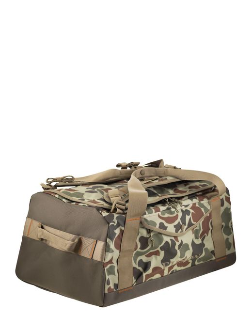 Filson Gray Scout Duffle Waterproof Fabric Duffle Bag