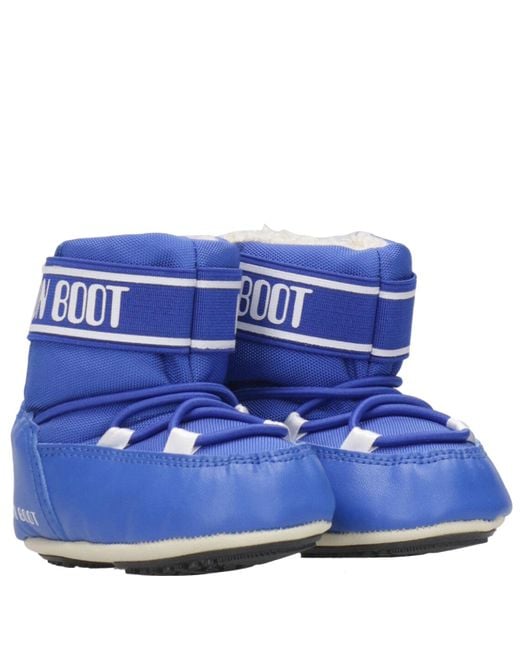 Moon Boot Blue Boots