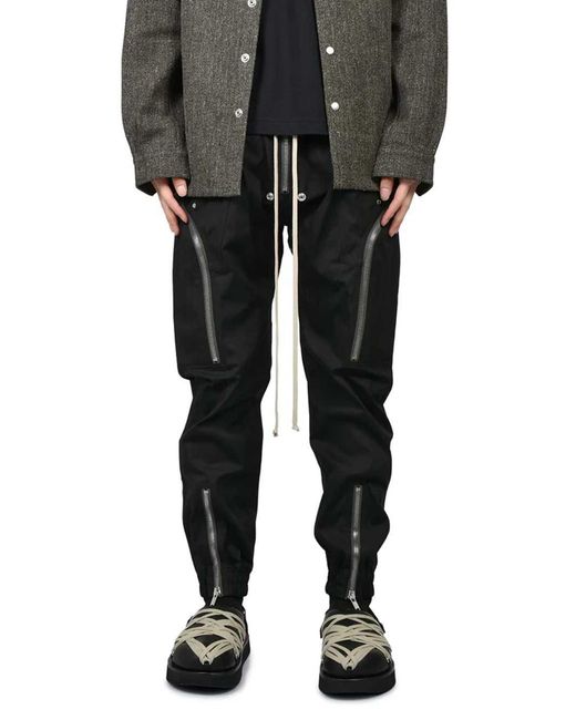 Rick Owens Black Heizer Cargo Pants for men