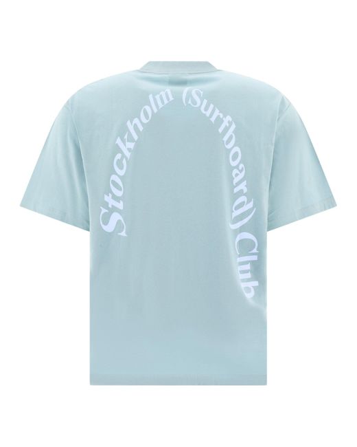 Stockholm Surfboard Club Blue "Stockholm (Surfboard) Club" T Shirt for men