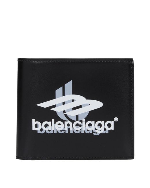 Balenciaga Black Leather Wallet
