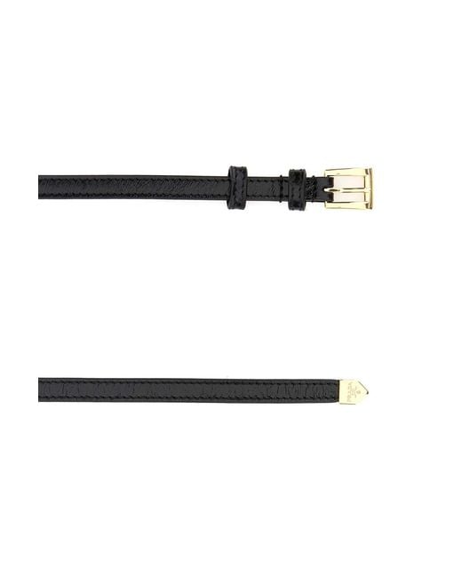 Prada Black Leather Belt