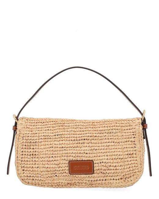 Staud Brown Harlow Shoulder Bag