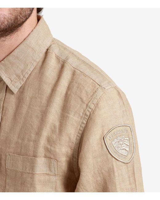 Camisas Blauer de hombre de color Natural