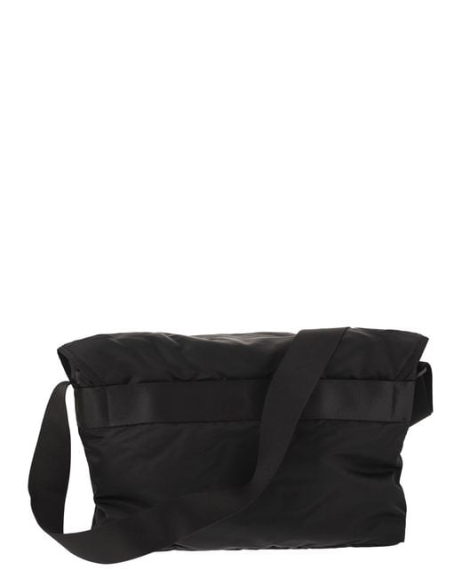 Carhartt Black Padded Nylon Twill Messenger Bag