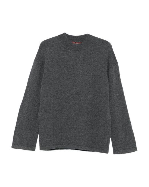 Max Mara Gray Crew Neck Sweater