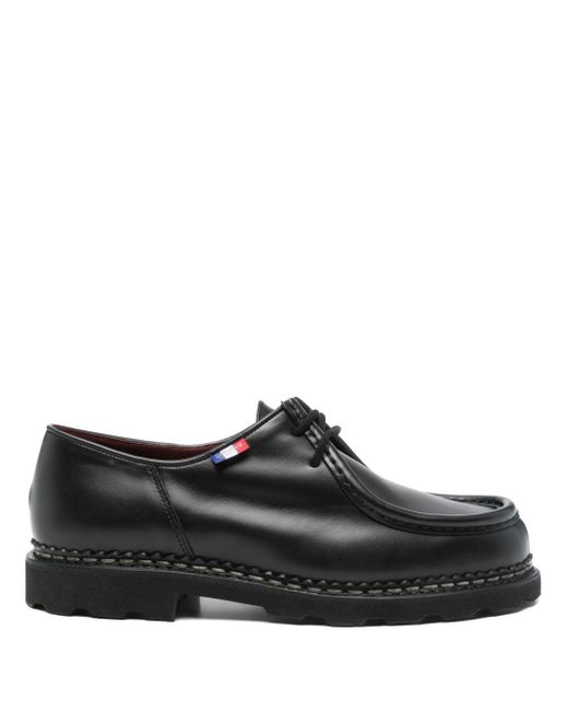Paraboot Black Michael Leather Loafers