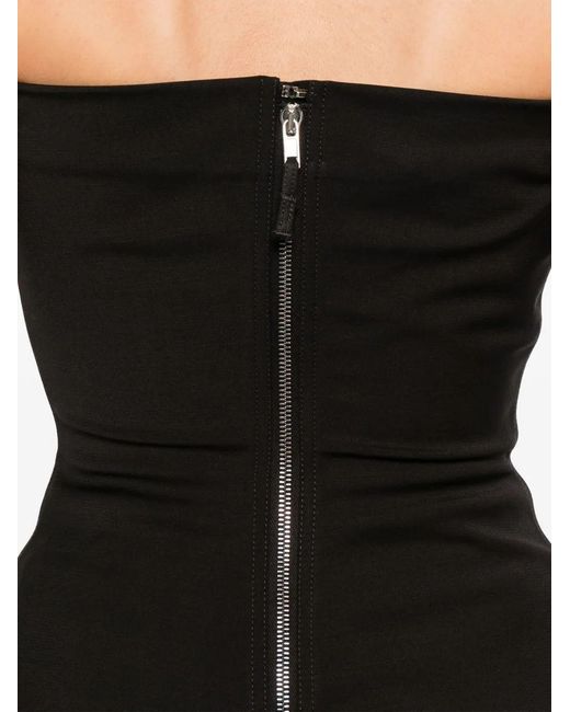 Rick Owens Strapless Top in het Black