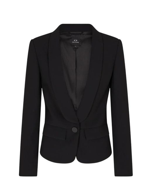 ARMANI EXCHANGE Black Jacken Schwarz