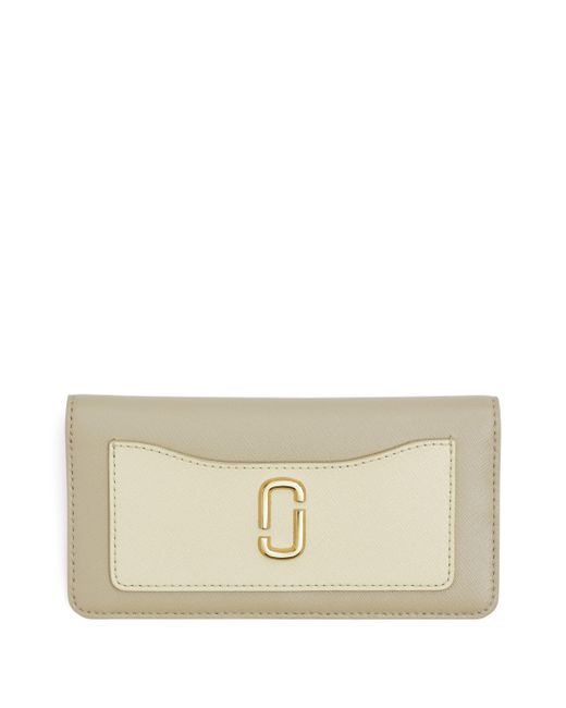 Khaki Portafoglio A Piega Bi Multi Leather di Marc Jacobs in Natural