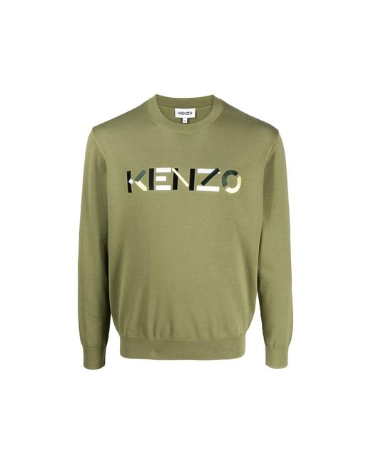 KENZO Logo -Pullover in Green für Herren