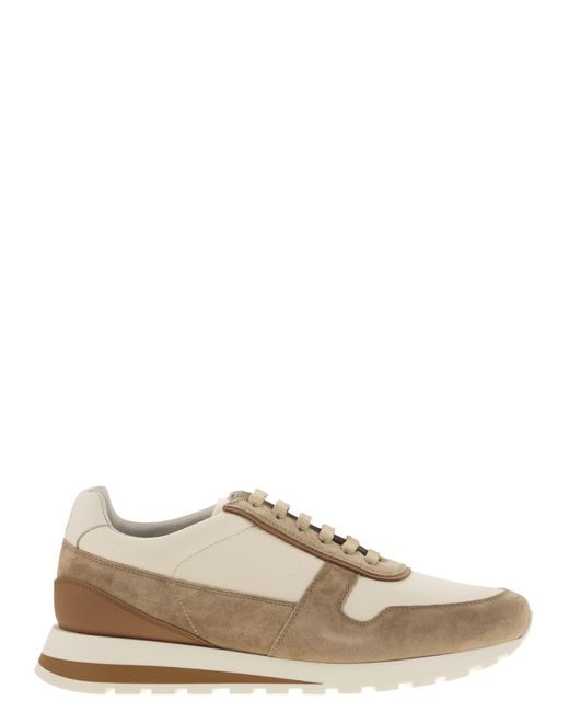 Runners di Brunello Cucinelli in Brown da Uomo