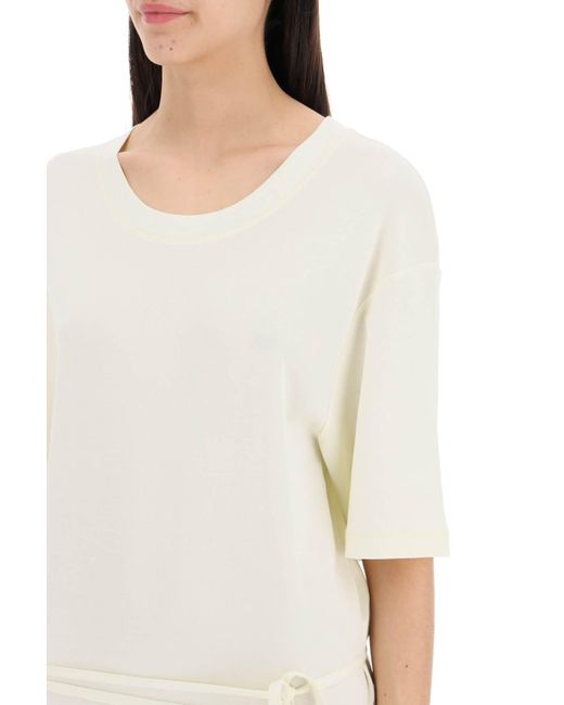 Vestido estilo Maxi T Shirt Lemaire de color White