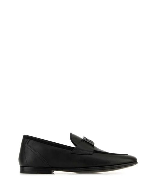 Dolce & Gabbana Black Dolce & Gabbana Loafers for men