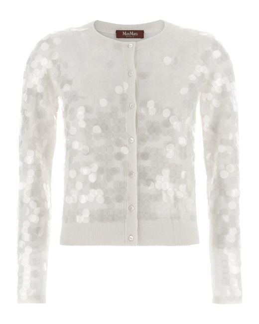 Cardigan 'Necton' Max Mara en coloris White