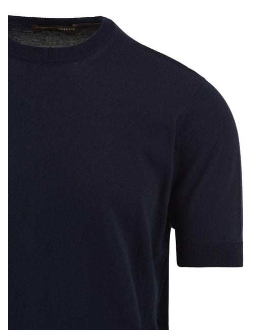 Filippo De Laurentis Blue Sweaters