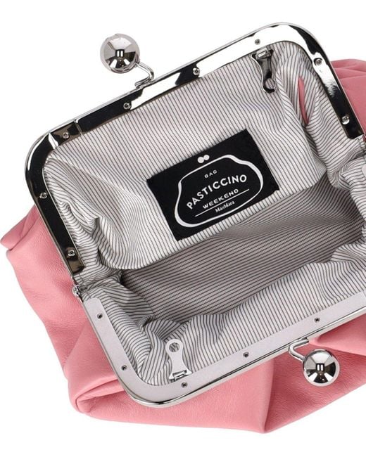 Weekend by Maxmara Pasticcino Prati Small Pink Clutch