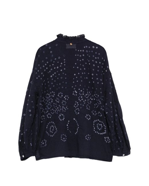 Antik Batik Blue Bandini Blouse