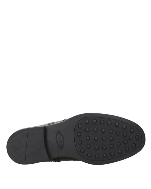 Tod's Black Flat Shoes