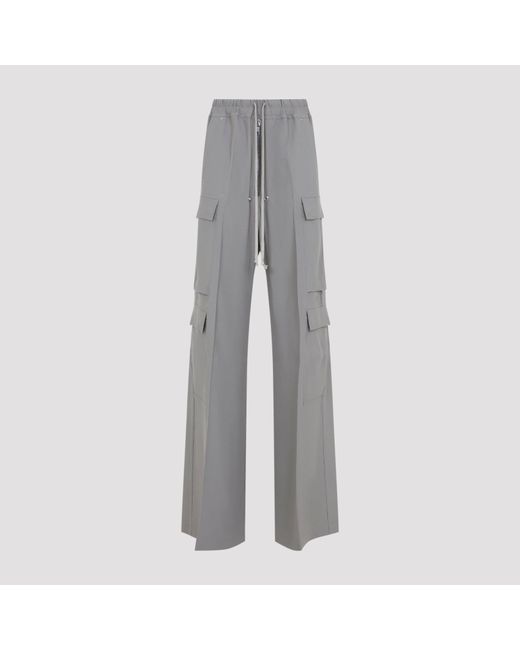 Rick Owens Gray Cargobelas Pants