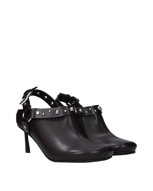 Stella McCartney Black Stella Mc Cartney Elyse Sandals Eco Leather/Coffee