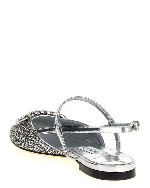 Jimmy Choo White 'Belinda' Slingback