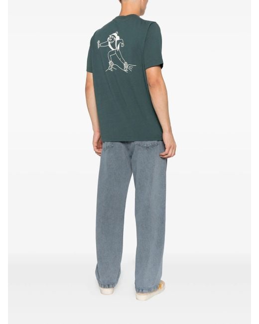 Autry Green T Shirt Main Cotton Conifer