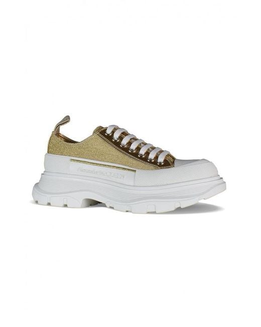 McQueen Metallic Sneakers Tread Slick