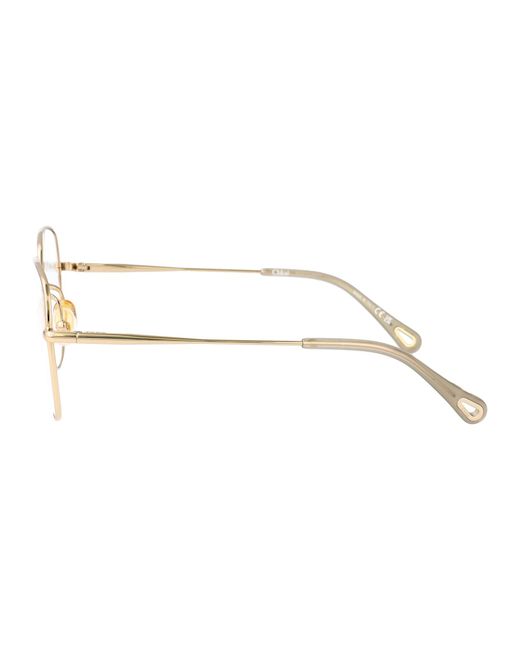 Chloé Metallic Transparent Metal Glasses