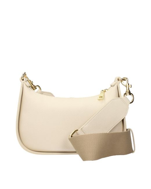 Love Moschino Natural Crossbody Bags Polyurethane/Ivory