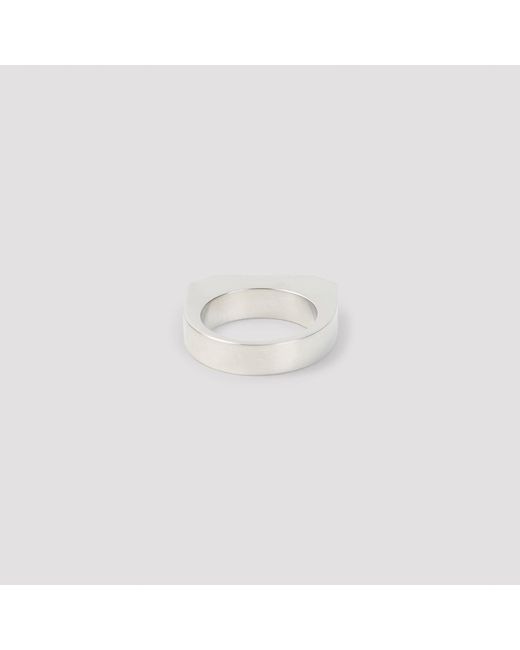 Rick Owens Metallic Hollywood Piramid Ring