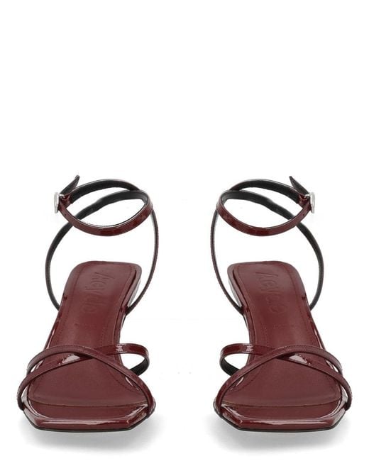 Aeyde White Edith Heels