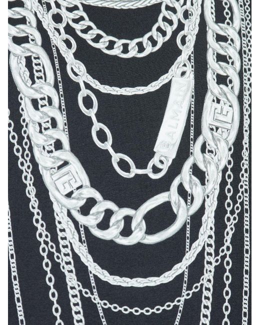 Balmain T -Shirts und Polos schwarz in Black für Herren