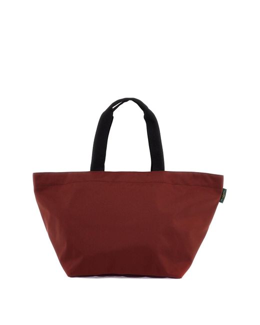 Herve Chapelier Red Two Tone Xl Tote Bag