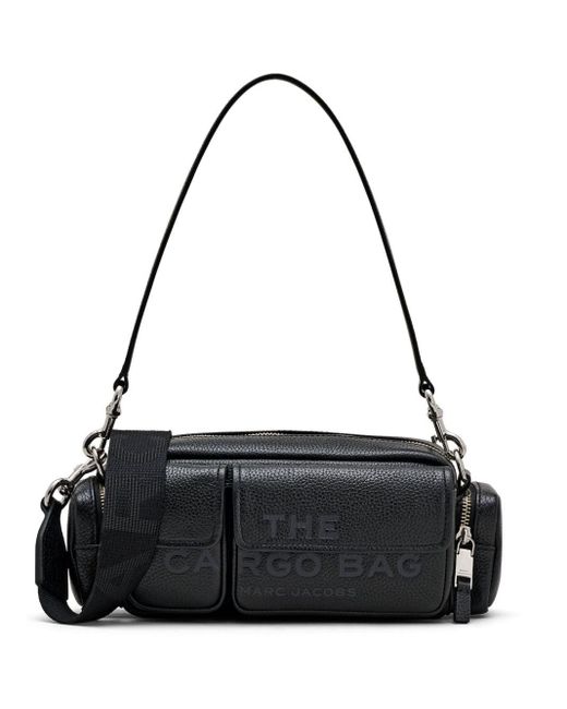 Marc Jacobs De Laadzak Lederen Schoudertas in het Black